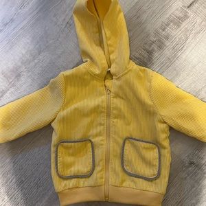 Yellow Shein Toddler Zip Up Jacket